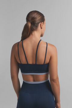 Dash and Stars Soutien desportivo SEAMLESS COMFORT azul. Colaboração especial @ffitcoco azul
