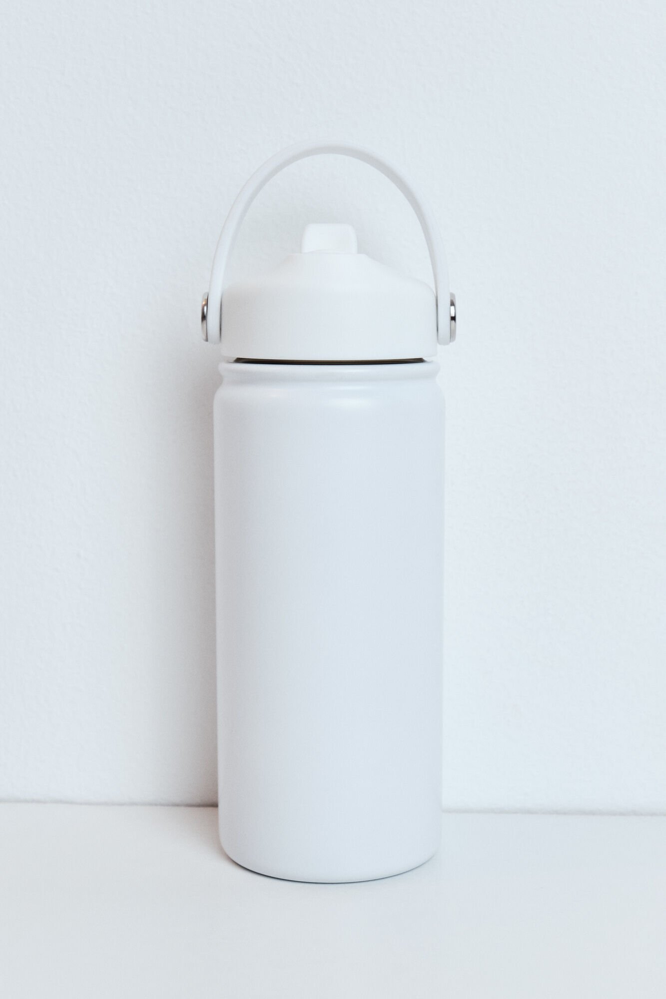 Dash and Stars Garrafa em a&ccedil;o inoxid&aacute;vel branca beige