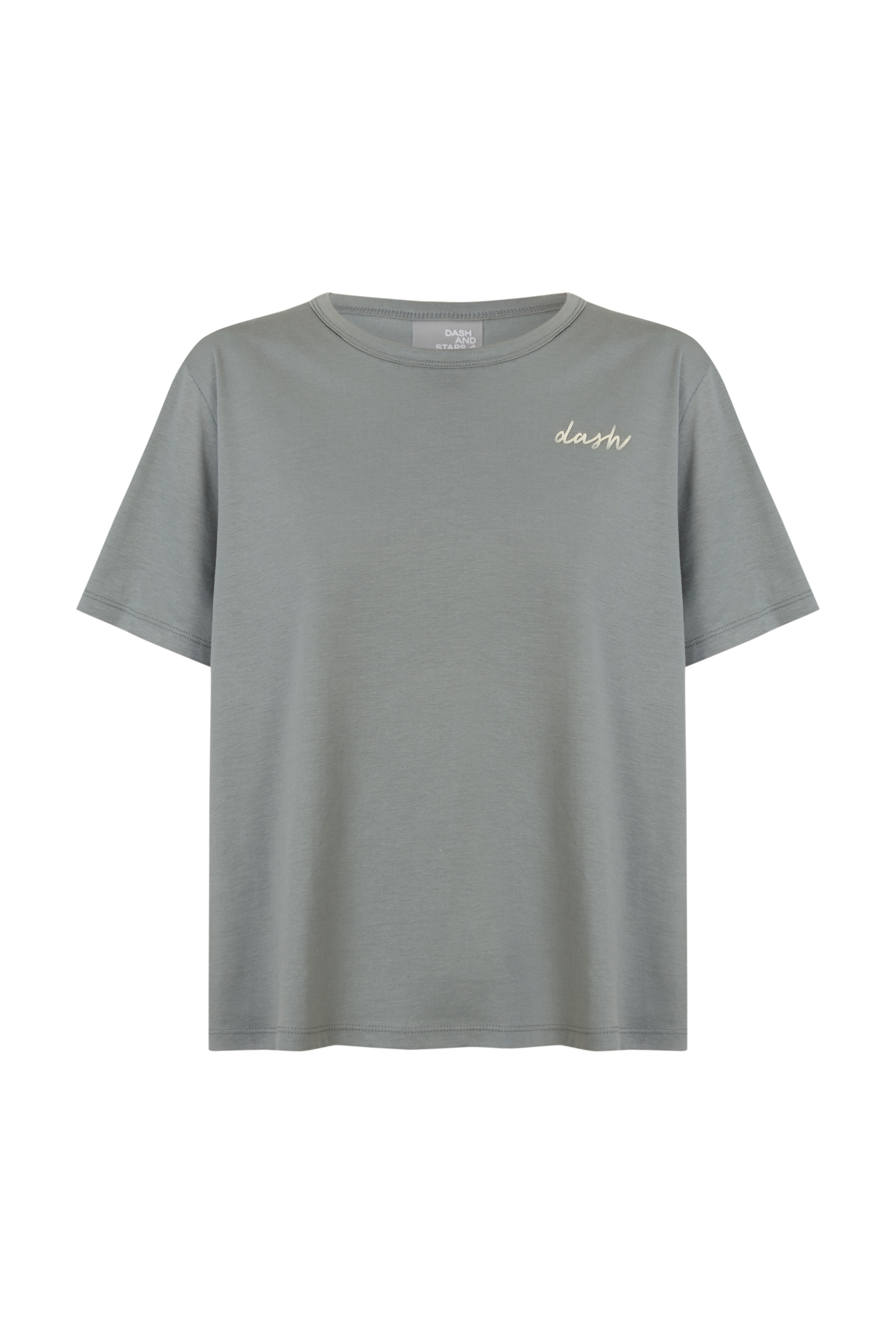 Dash and Stars T-shirt manga curta extrassuave verde verde