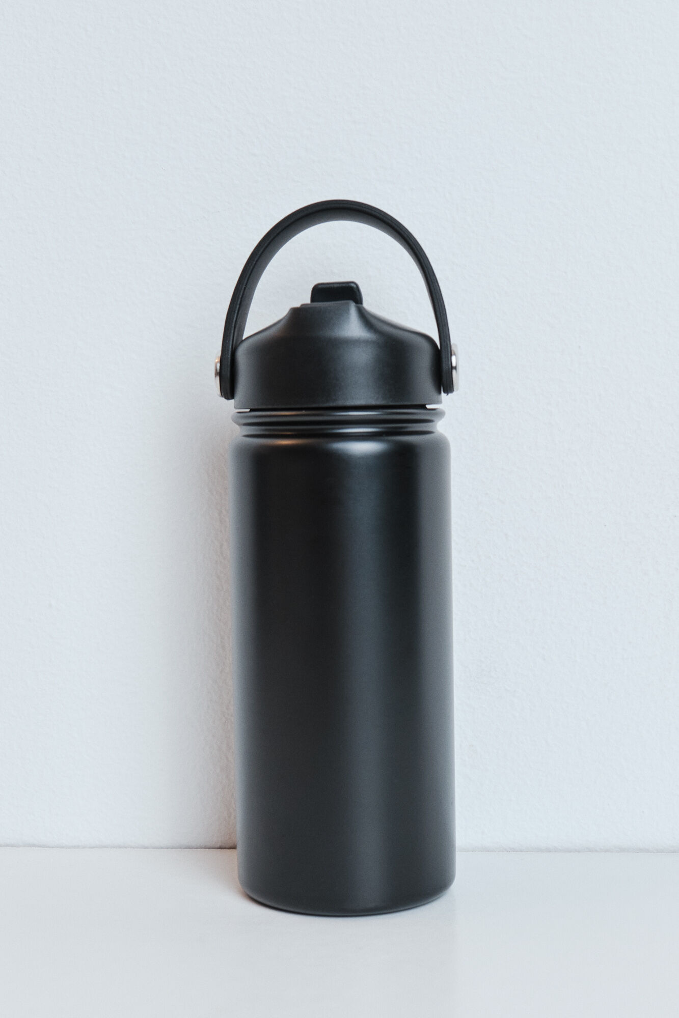 Dash and Stars Garrafa de a&ccedil;o inoxid&aacute;vel preta preto