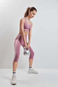 Dash and Stars Legging COMPRESSIVE pirata rosa