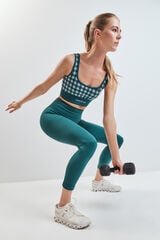 Dash and Stars Soutien desportivo SEAMLESS COMFORT estampado vichy azul azul