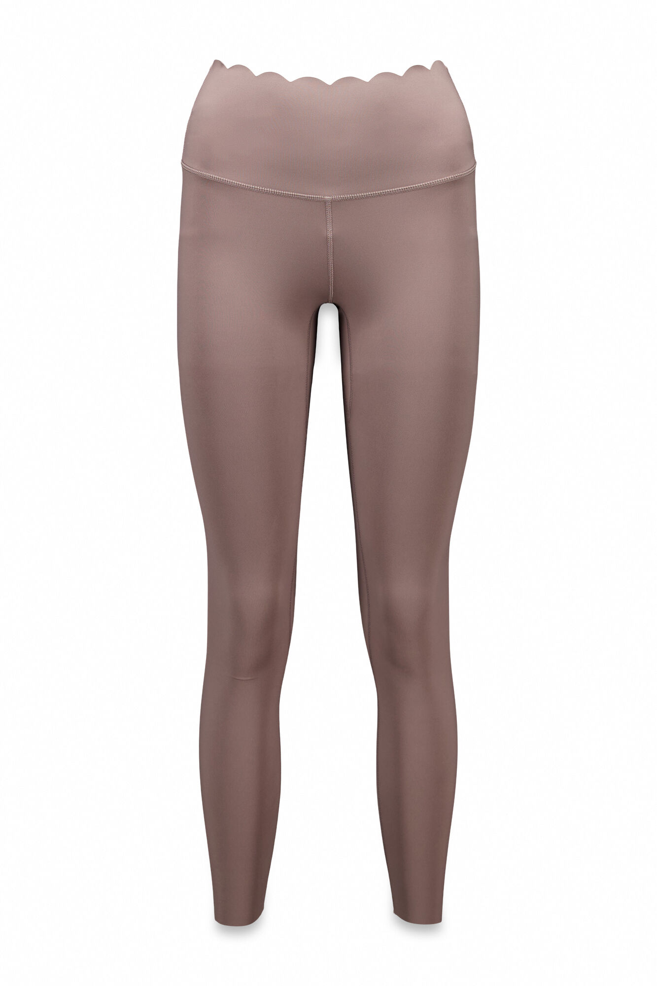 Dash and Stars Leggings COMPRESSIVE largo marr&oacute;n nude