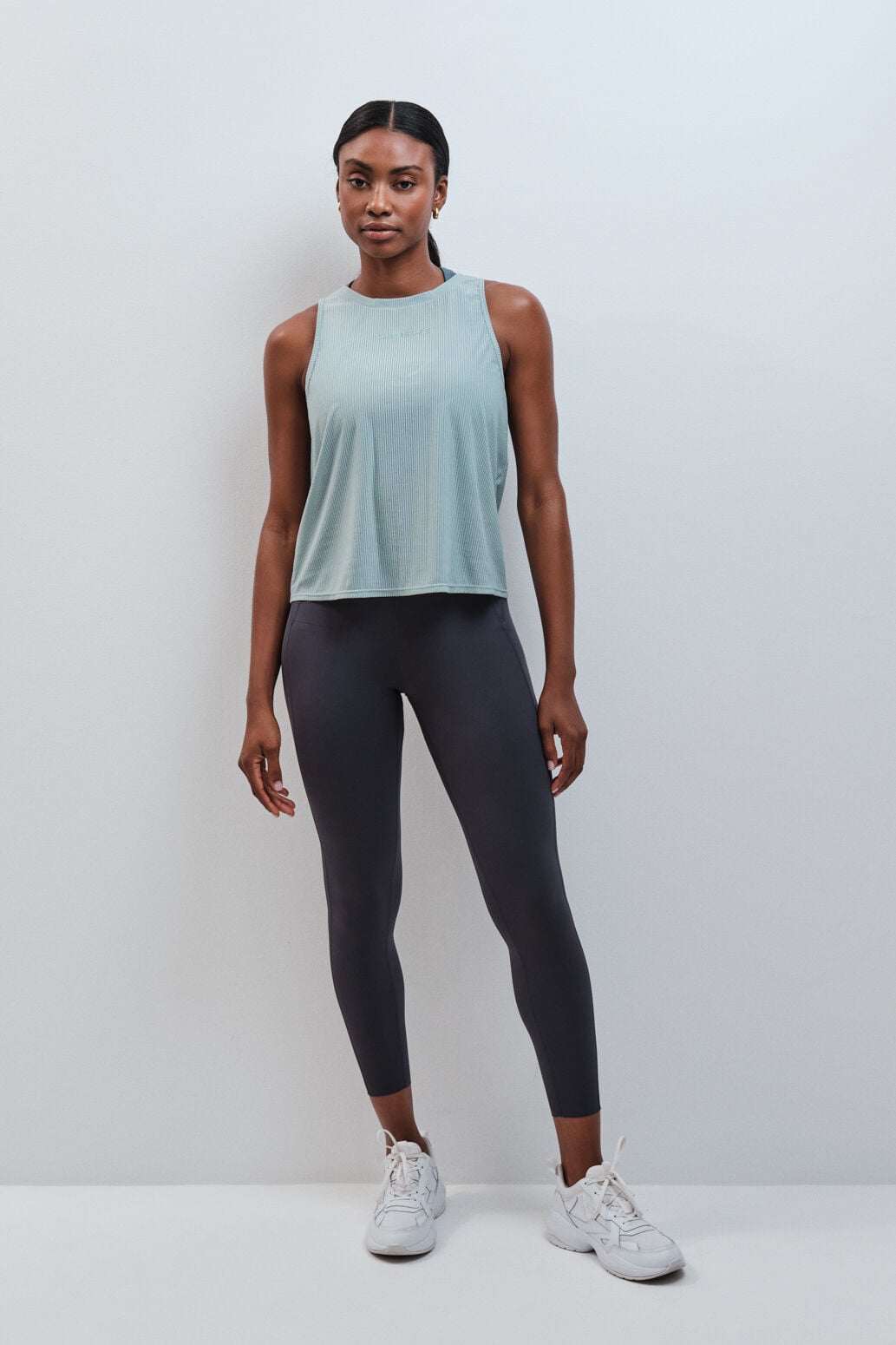 Dash and Stars Leggings COMPRESSIVE comprido cinzento