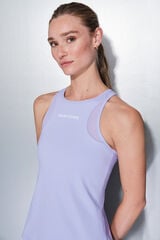 Dash and Stars Camiseta sin mangas entallada lila
