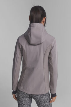 Dash and Stars Chaqueta técnica water-repellent marrón nude