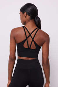 Dash and Stars Soutien desportivo preto Seamless Comfort preto