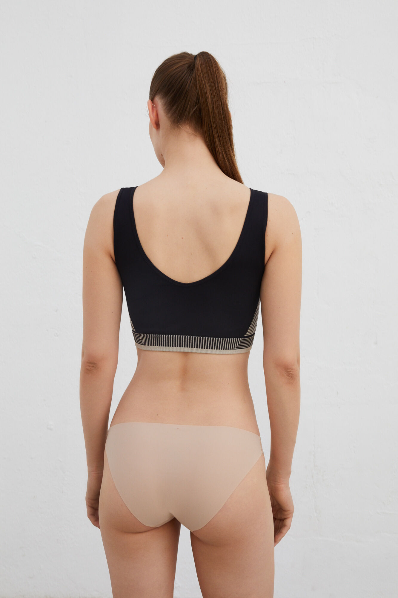 Dash and Stars Pacote de 2 cuecas cl&aacute;ssicas nude cortadas a laser