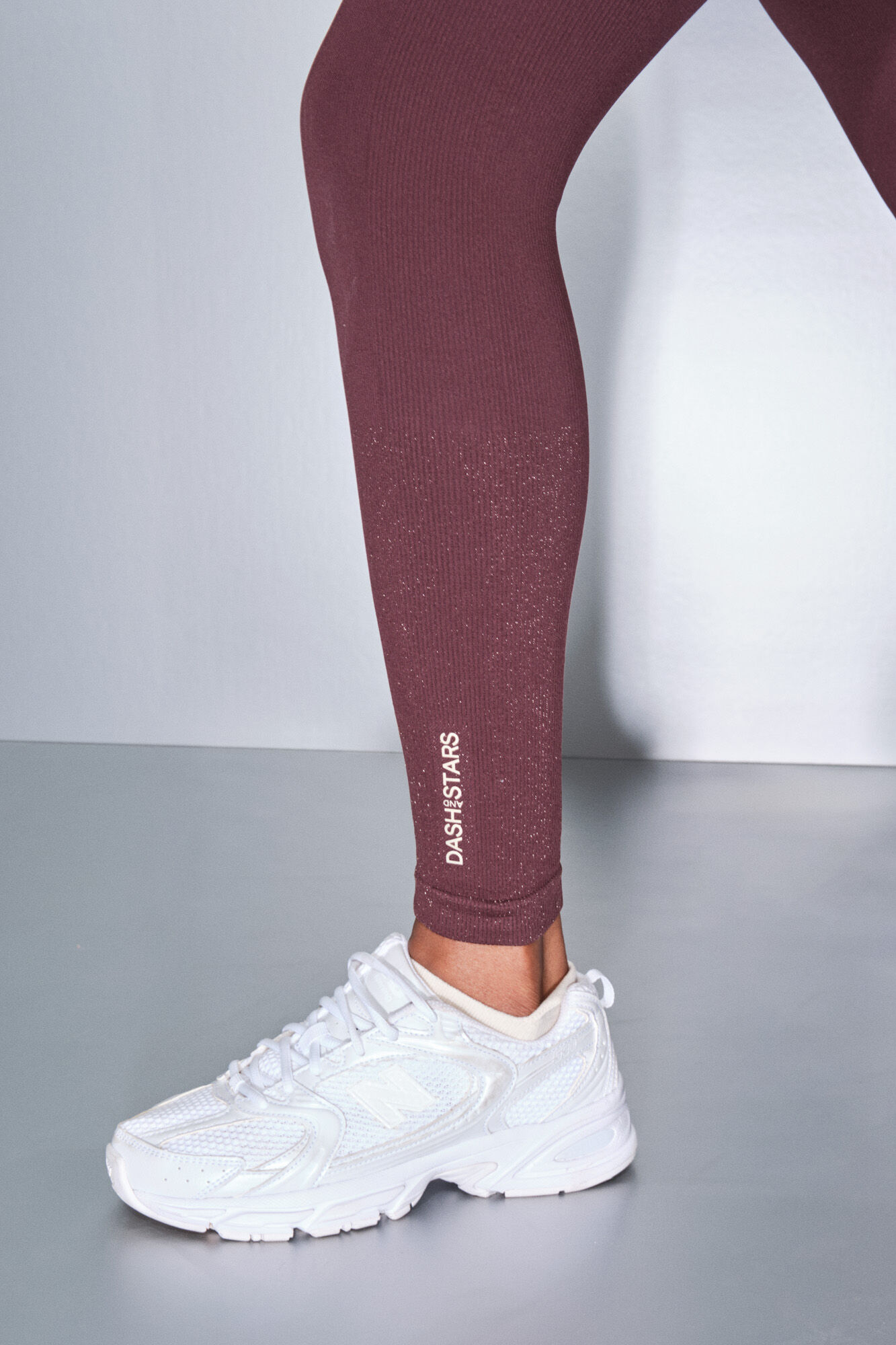 Dash and Stars Leggings roxas SEAMLESS COMFORT vermelho