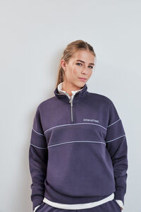 Dash and Stars Cal&ccedil;a comprida larga cinzenta