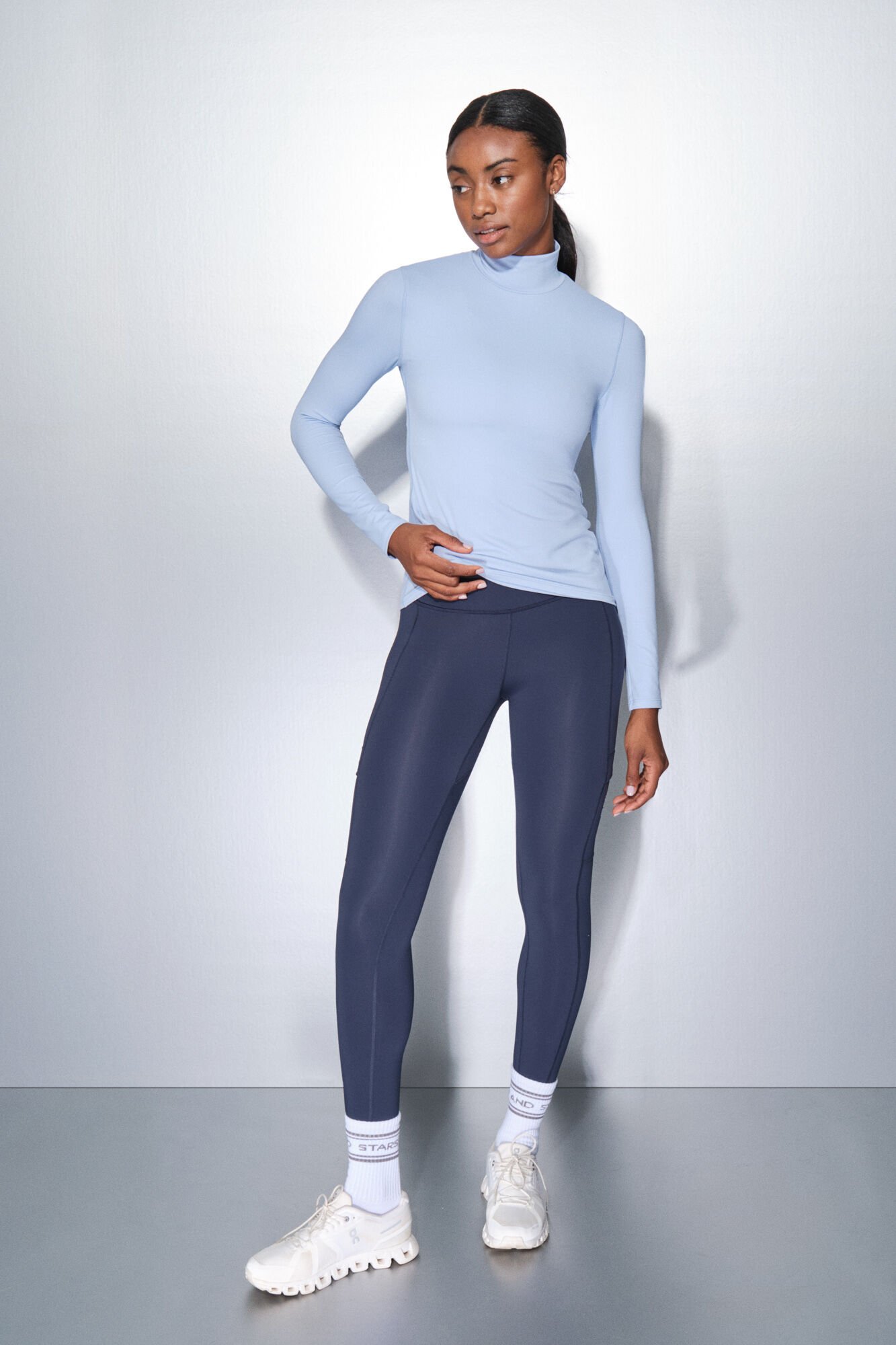 Dash and Stars Leggings THERMAL azul navy azul