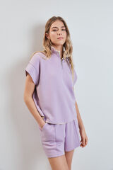 Dash and Stars Cal&ccedil;&otilde;es largos em viscose suave rosa rosa