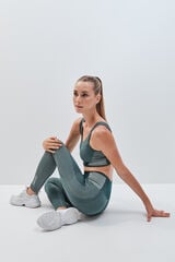 Dash and Stars Legging comprida SEAMLESS COMFORT verde verde