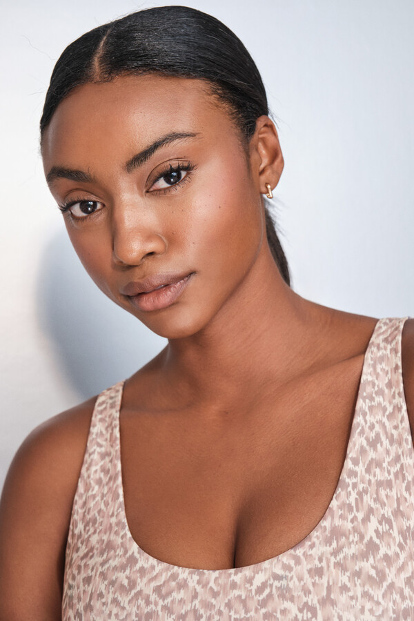 Dash and Stars Sujetador deportivo 4D STRETCH animal print blanco beige