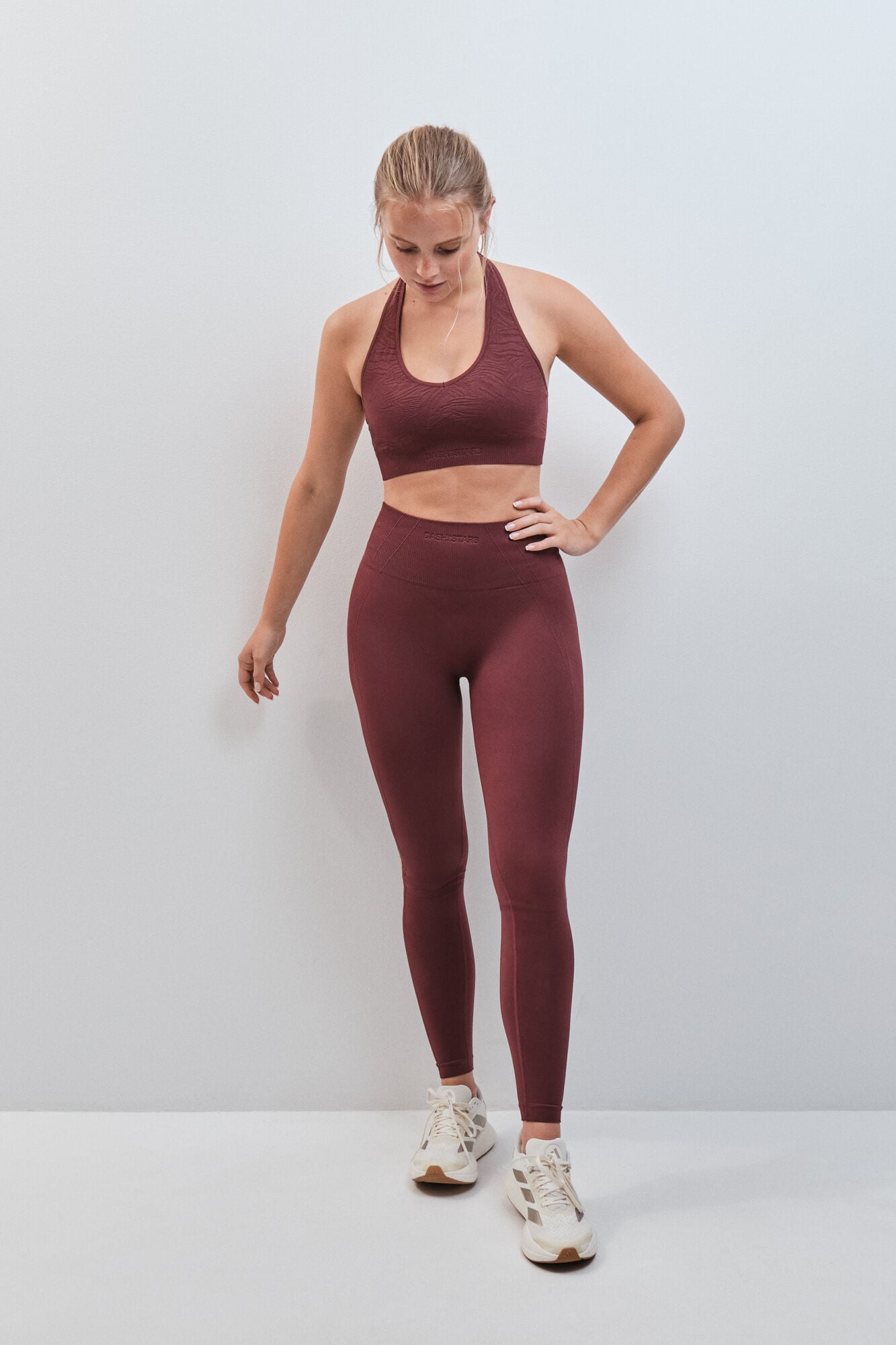 Dash and Stars Soutien desportivo SEAMLESS COMFORT gren&aacute; impress&atilde;o