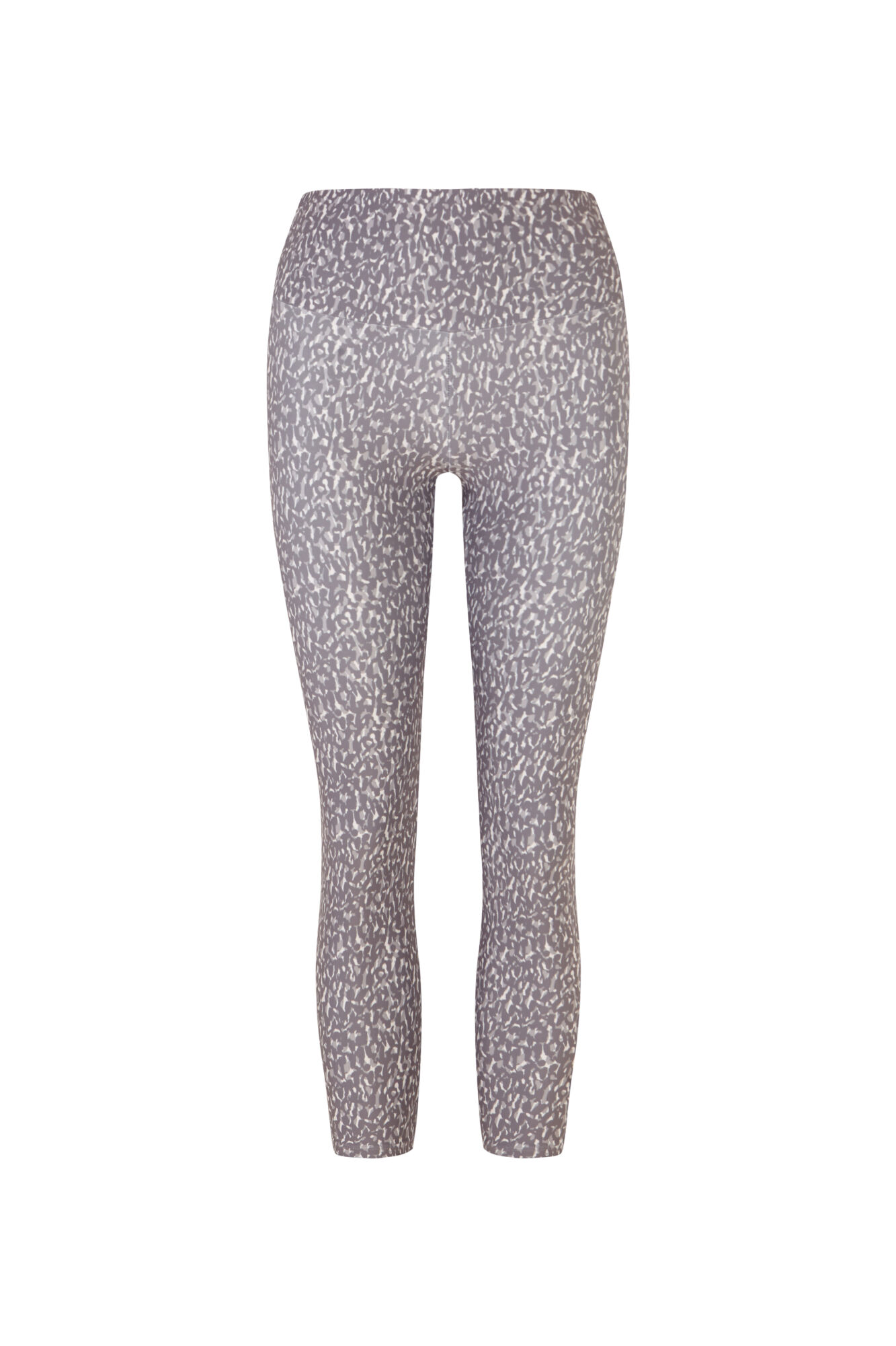 Dash and Stars Leggings crop 4D STRETCH animal print gris nude