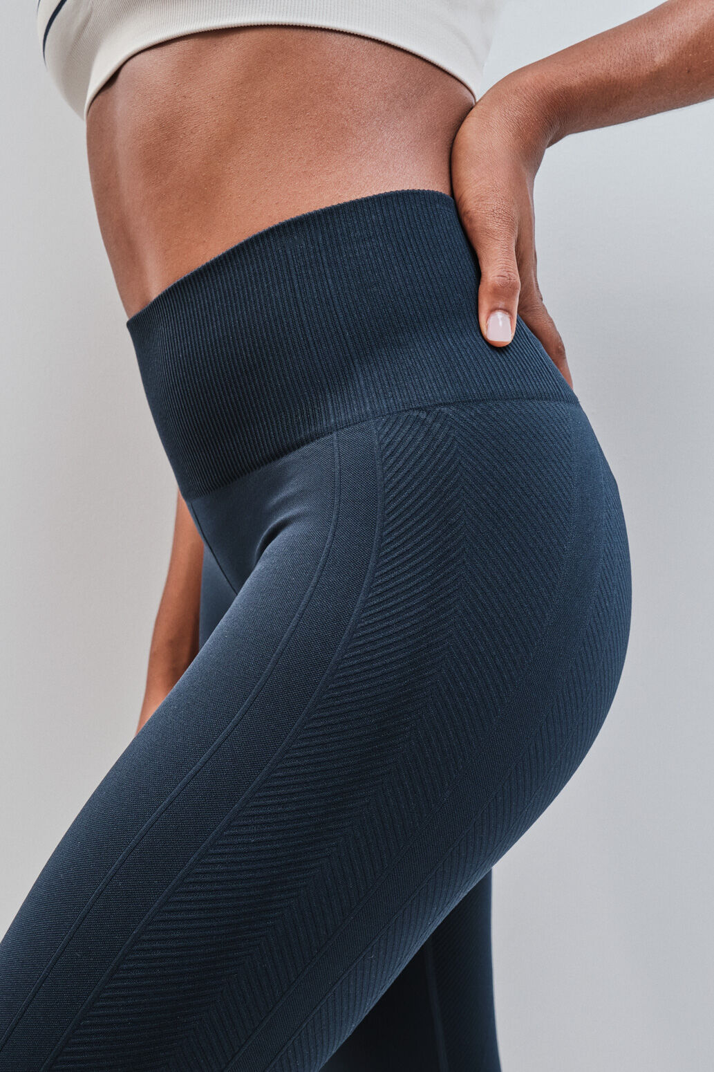 Dash and Stars Leggings compridos SEAMLESS COMFORT azul azul
