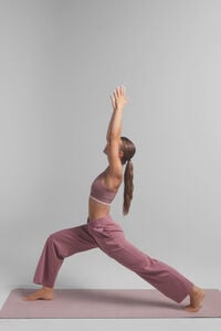 Dash and Stars Calça jogger rosa suave. 