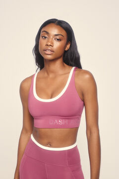 Dash and Stars Sujetador deportivo 4D Stretch rosa rosa