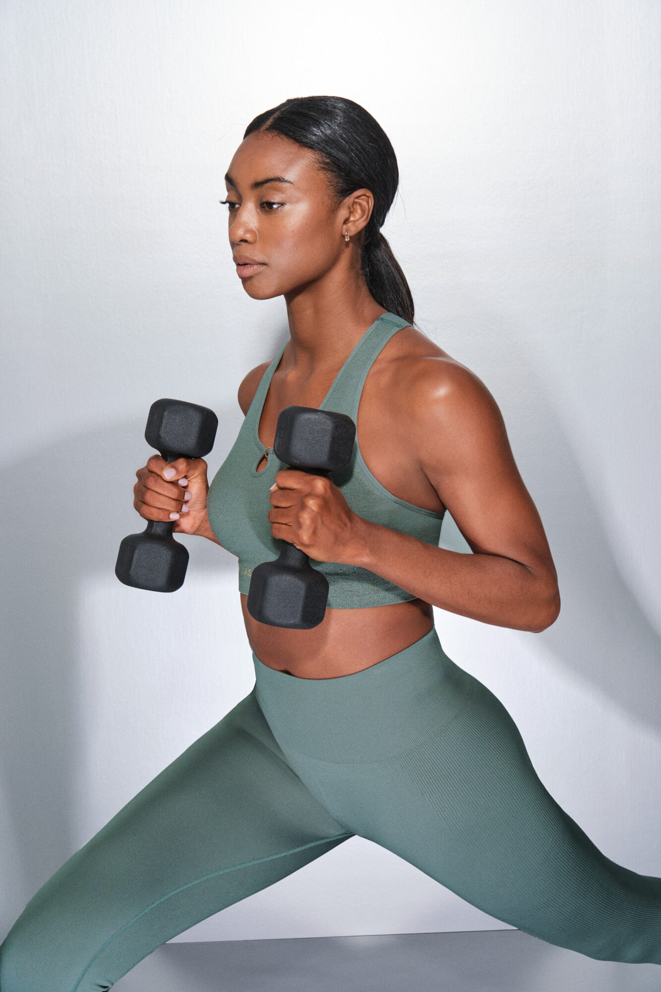 Dash and Stars Soutien desportivo verde SEAMLESS COMFORT