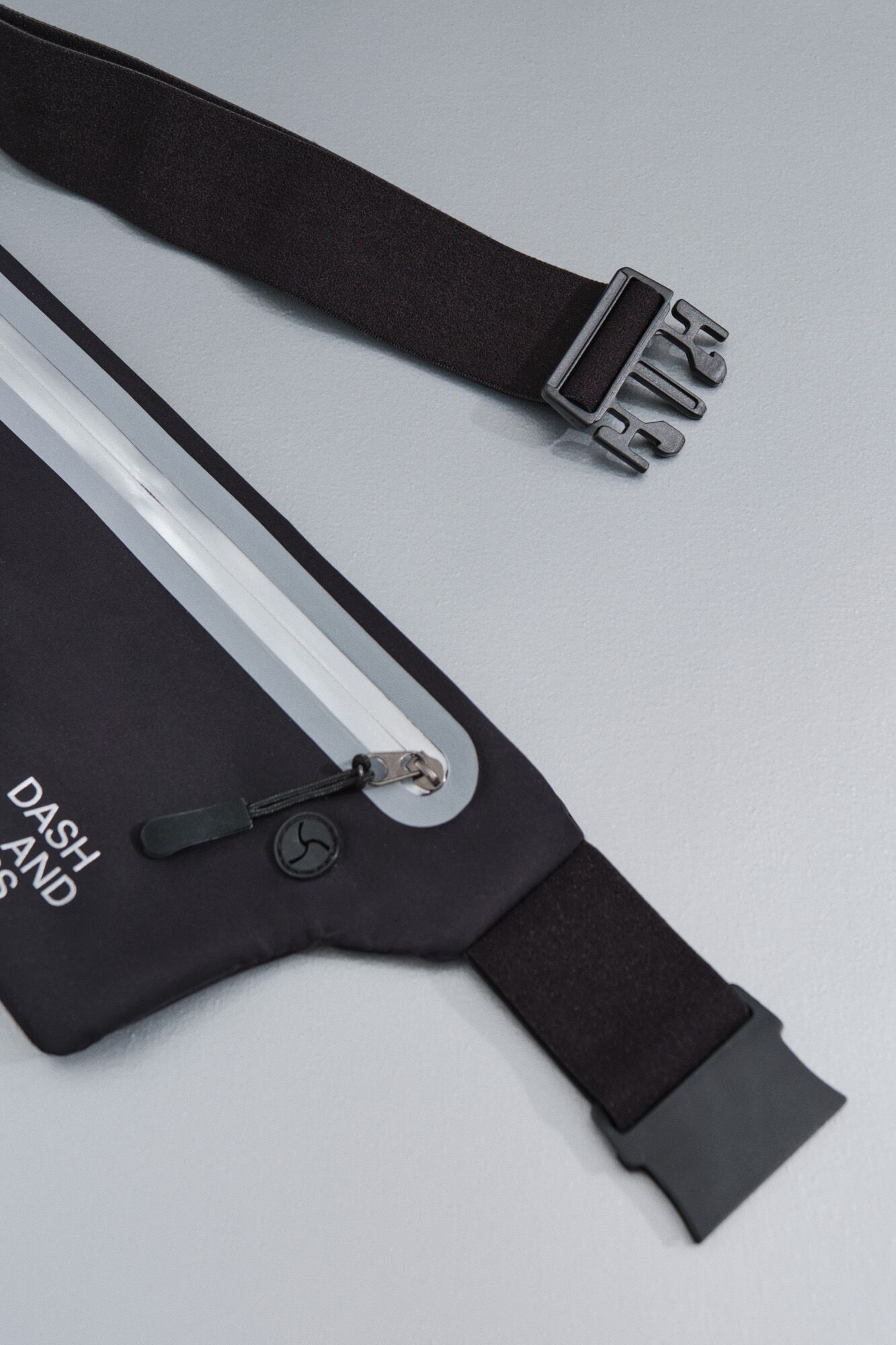 Dash and Stars Ri&ntilde;onera negra extra plana negro