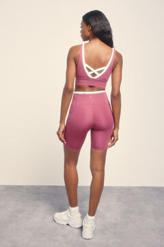Dash and Stars Leggings de ciclismo 4D STRETCH rosa rosa