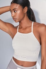 Dash and Stars Soutien desportivo branco SEAMLESS COMFORT beige