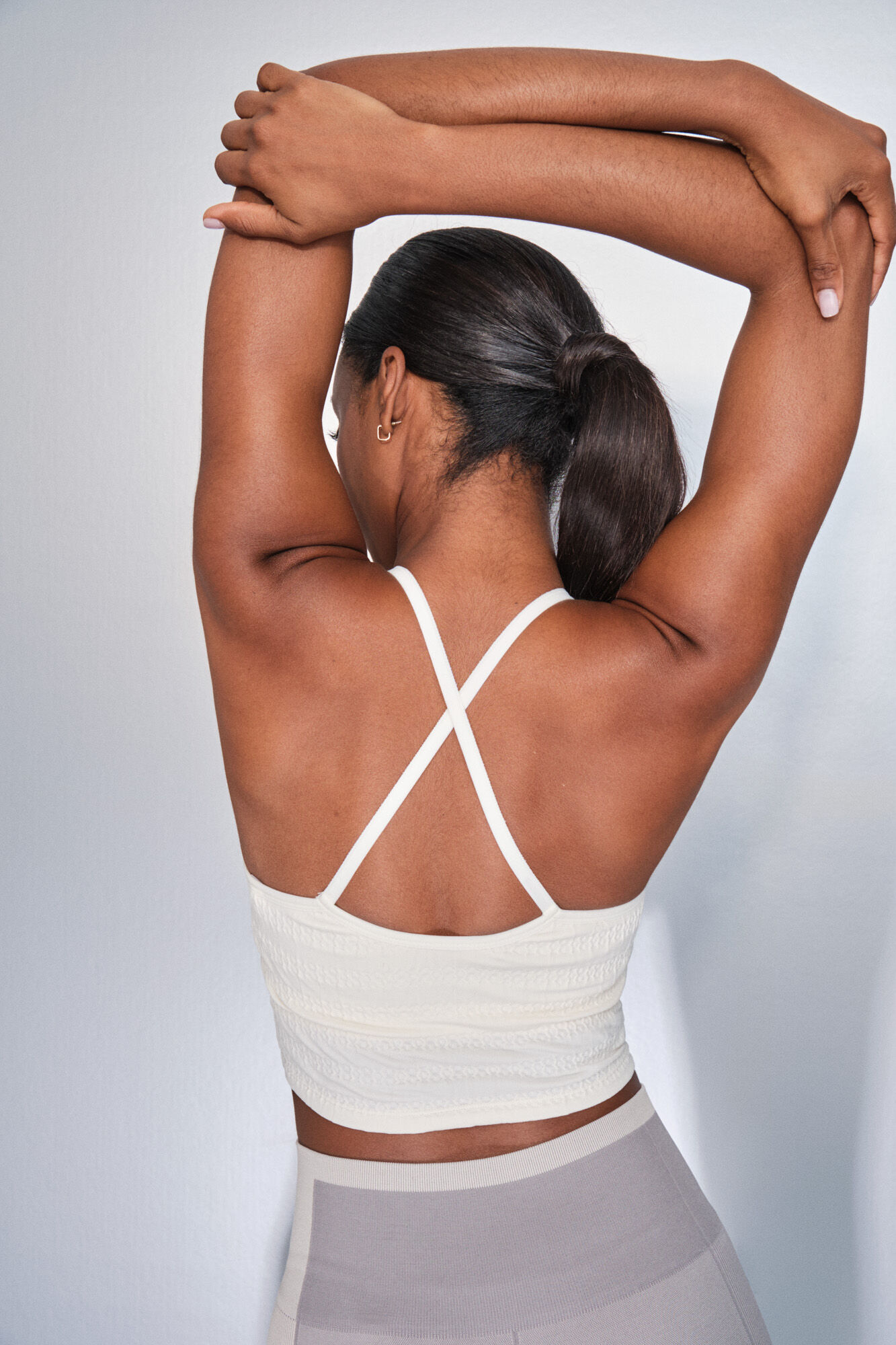 Dash and Stars Soutien desportivo branco SEAMLESS COMFORT