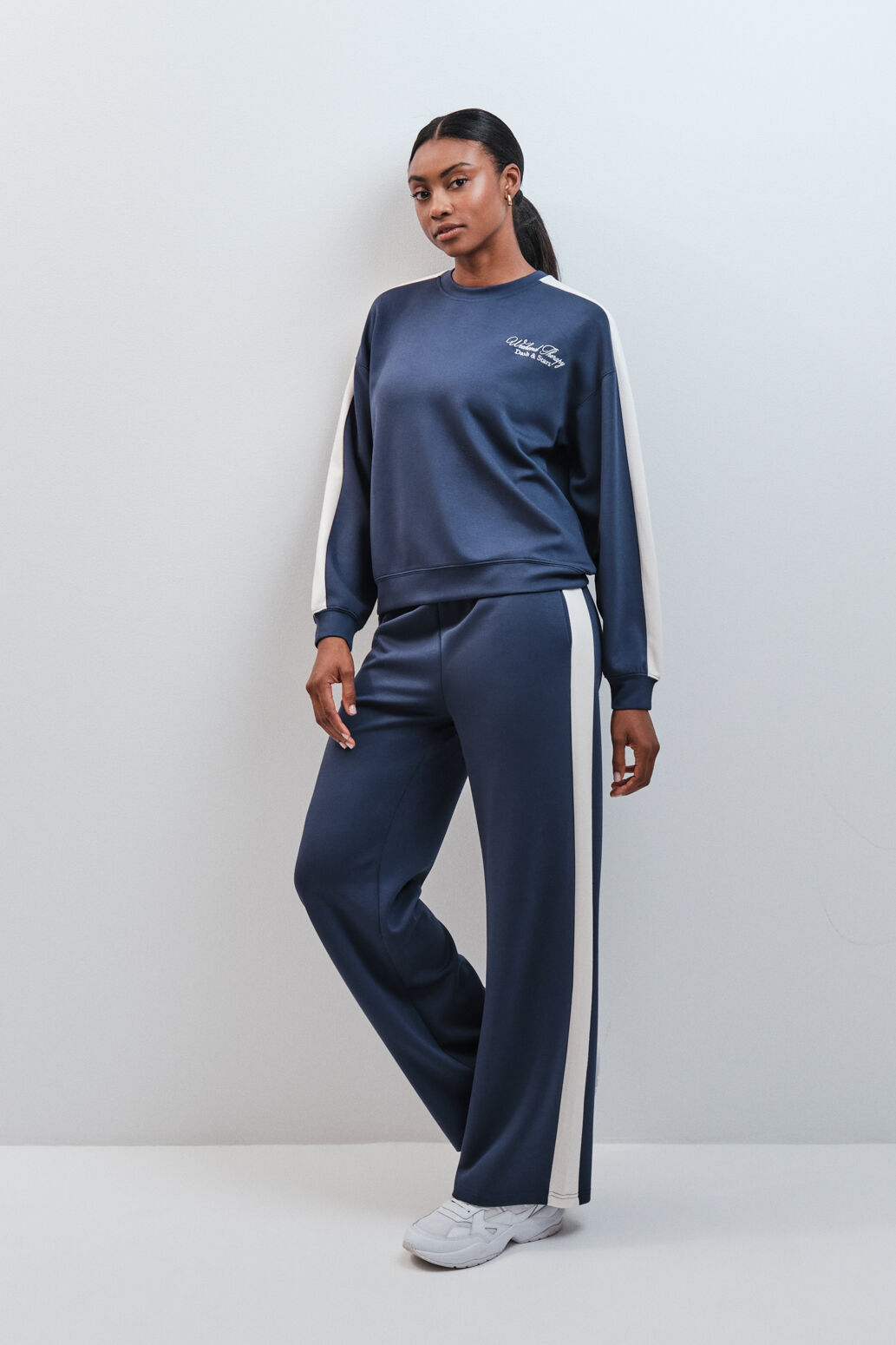 Dash and Stars Sweatshirt de manga comprida soft touch azul