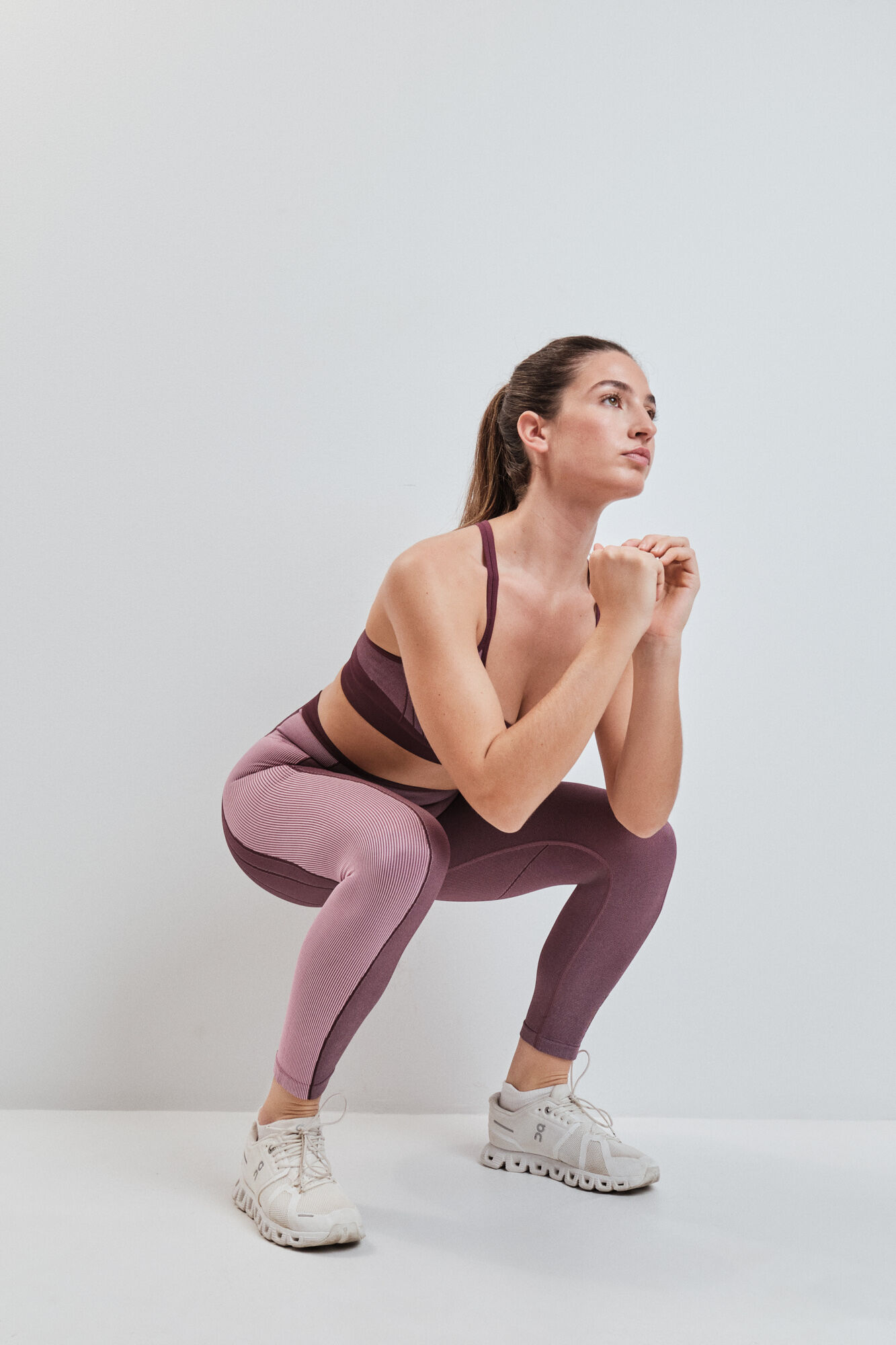 Dash and Stars Legging SEAMLESS COMFORT crop rosa rosa