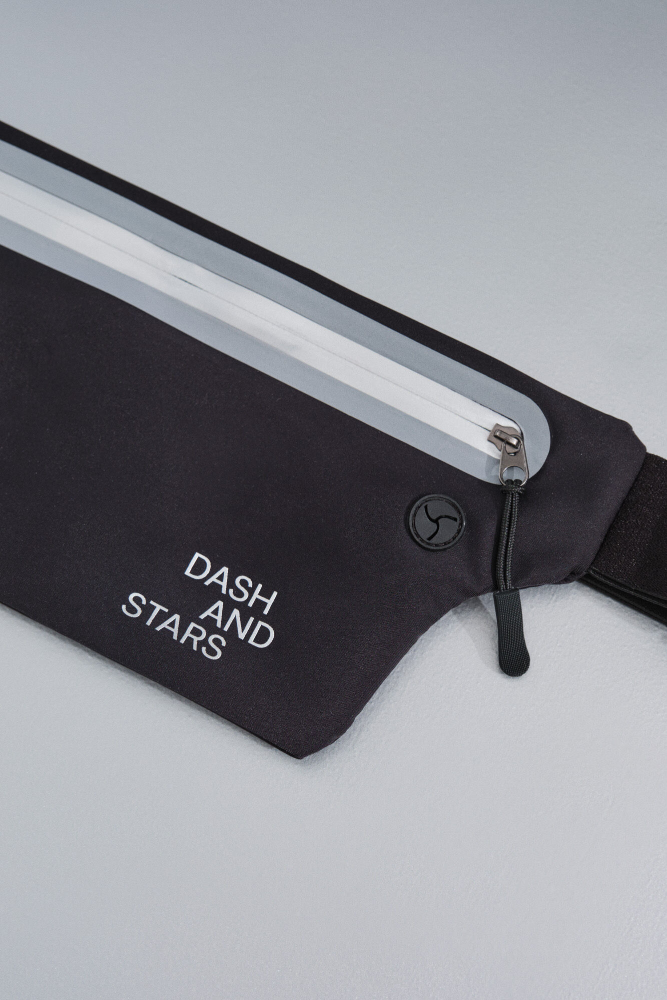 Dash and Stars Ri&ntilde;onera negra extra plana negro