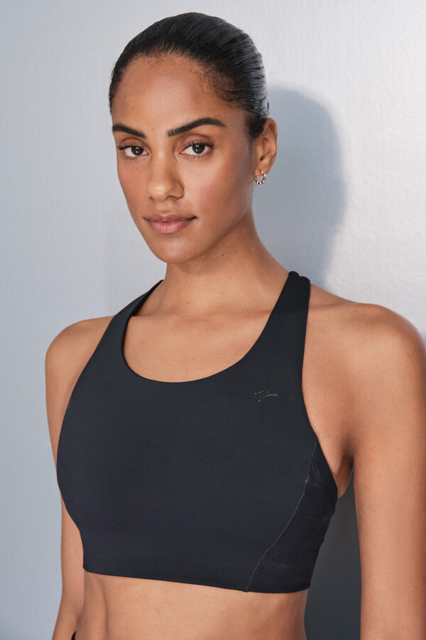 Dash and Stars Soutien desportivo preto 4D Stretch preto