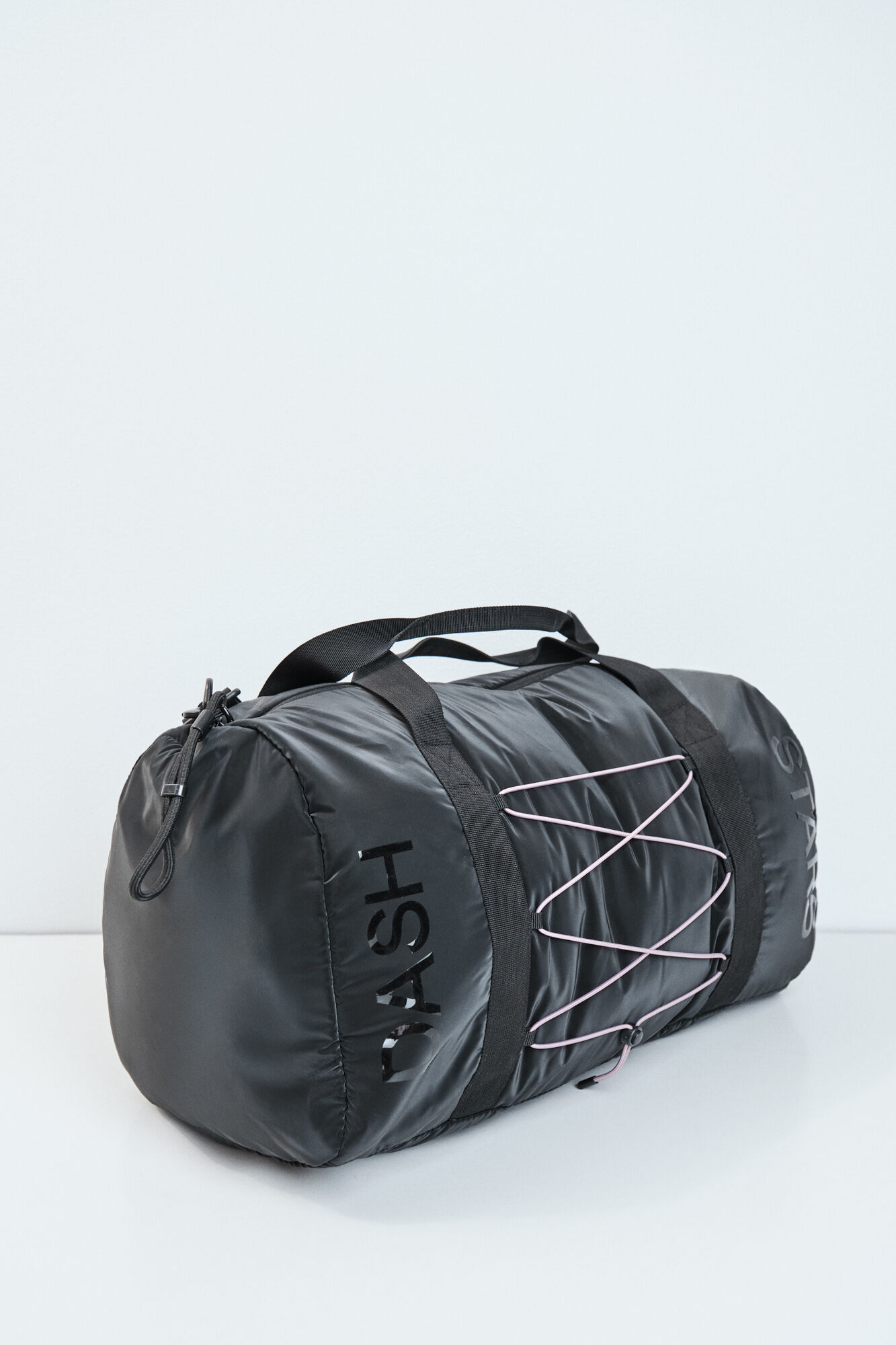 Dash and Stars Mala desportiva "duffle" preta preto