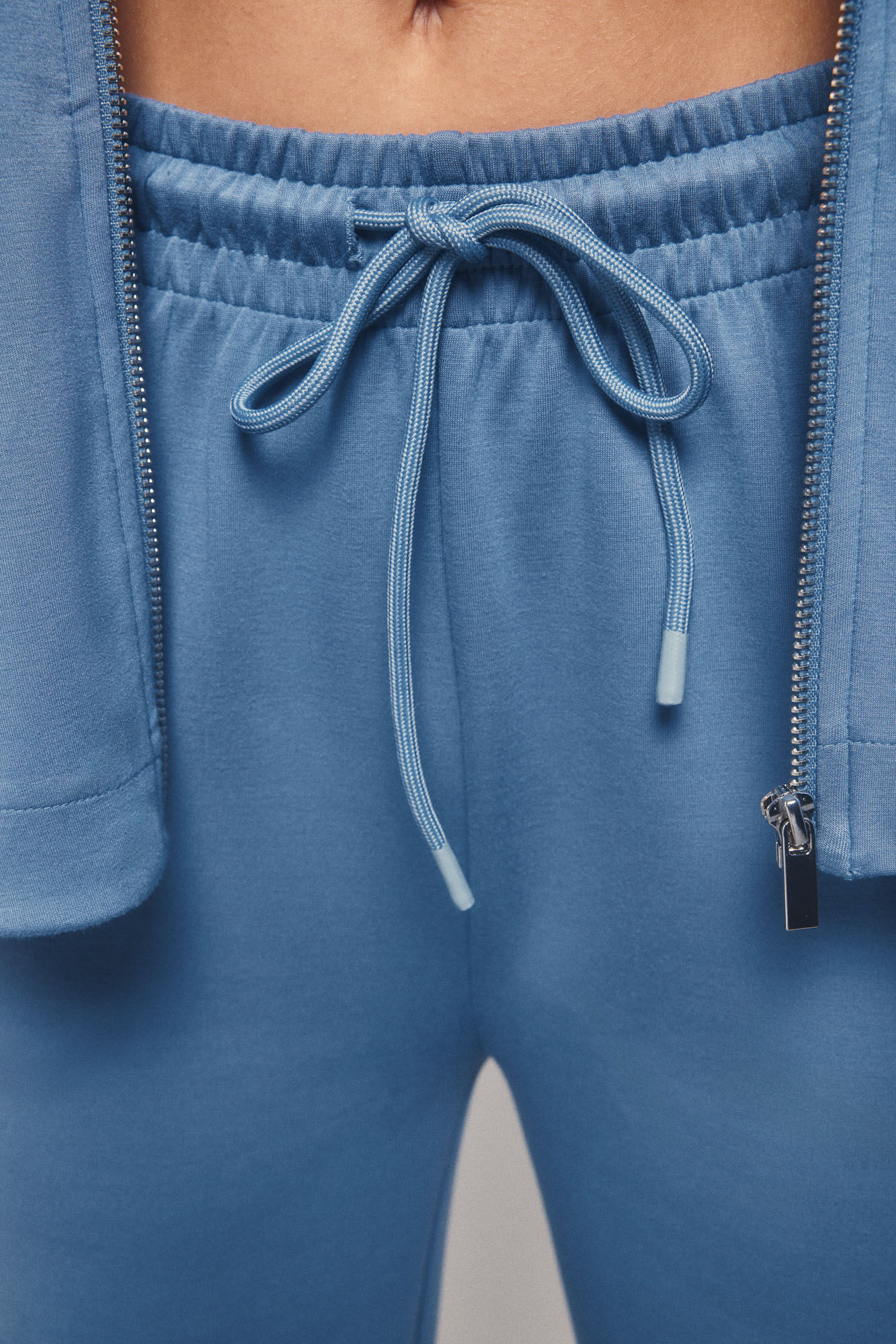 Dash and Stars Cal&ccedil;a larga reta azul soft touch azul