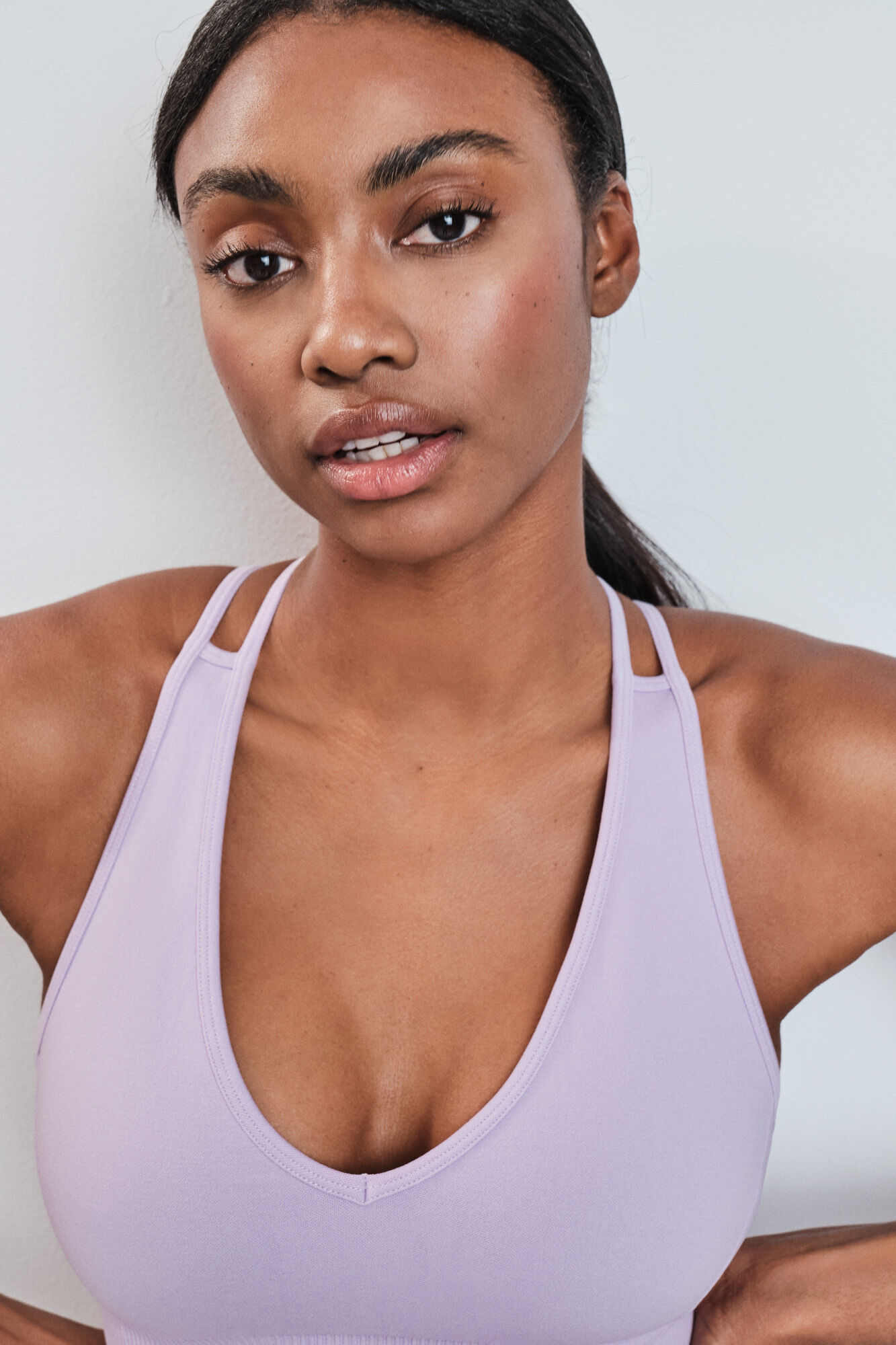 Dash and Stars Soutien desportivo SEAMLESS COMFORT lil&aacute;s rosa