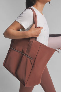 Dash and Stars Bolso shopper marrón nylon nude