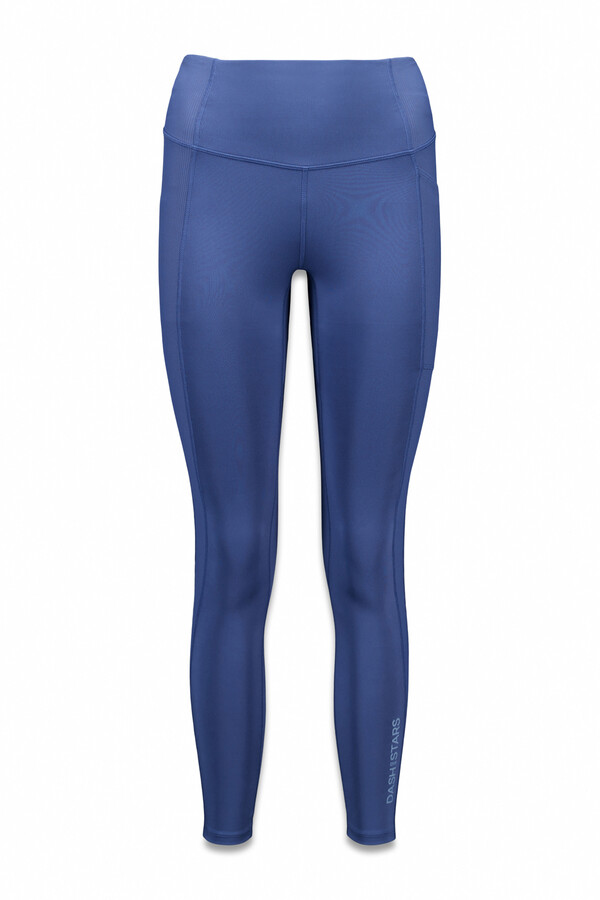 Dash and Stars Legging azul 4D STRETCH no tornozelo azul