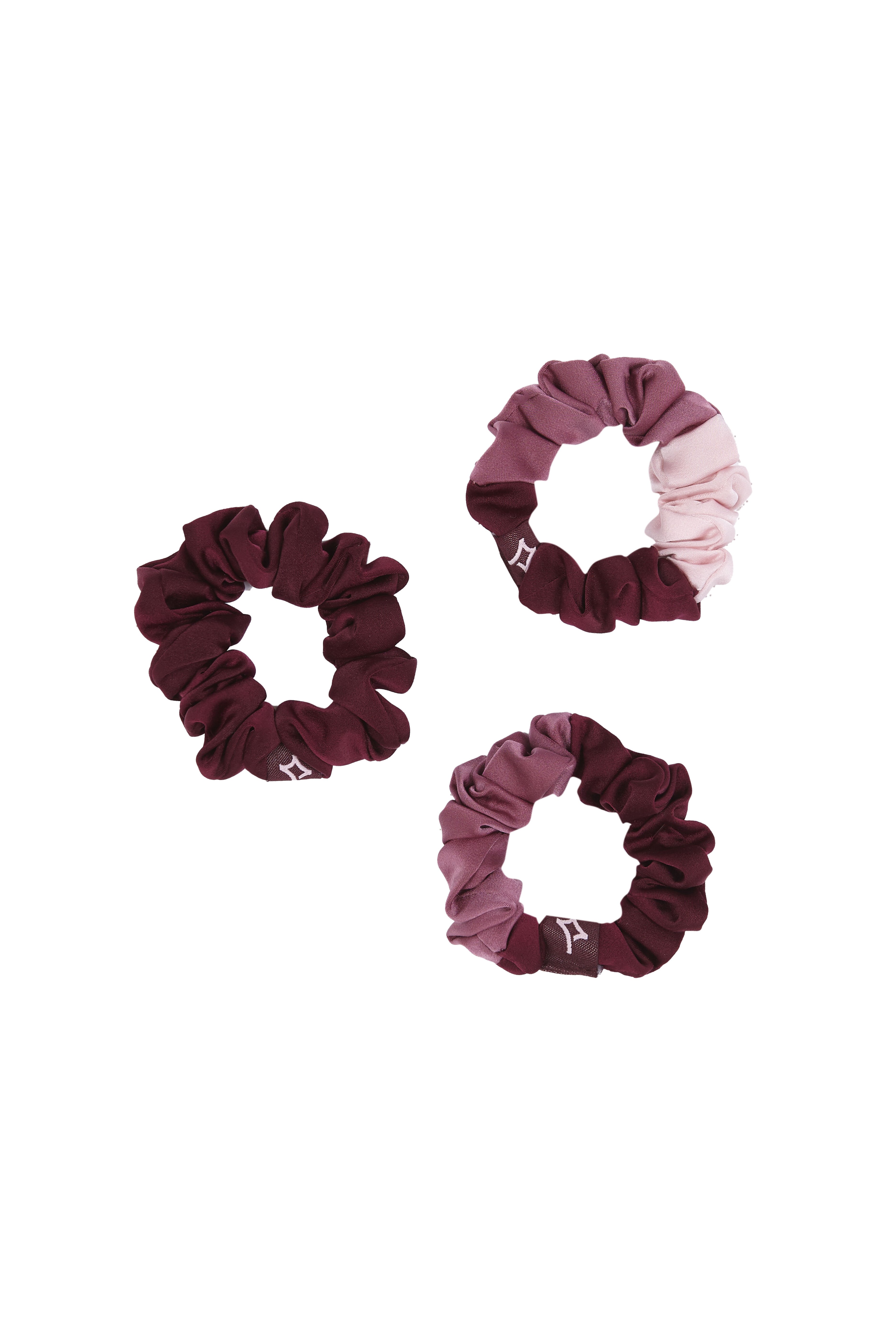 Dash and Stars Pack de 3 gomas de cabelo rosa rosa
