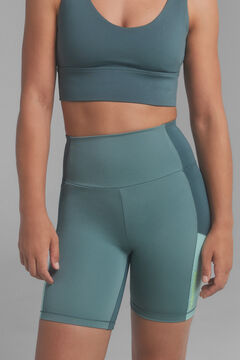 Dash and Stars Leggings ciclista 4D STRETCH verde verde