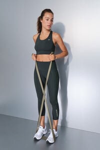 Dash and Stars Legging curta verde 4D STRETCH verde