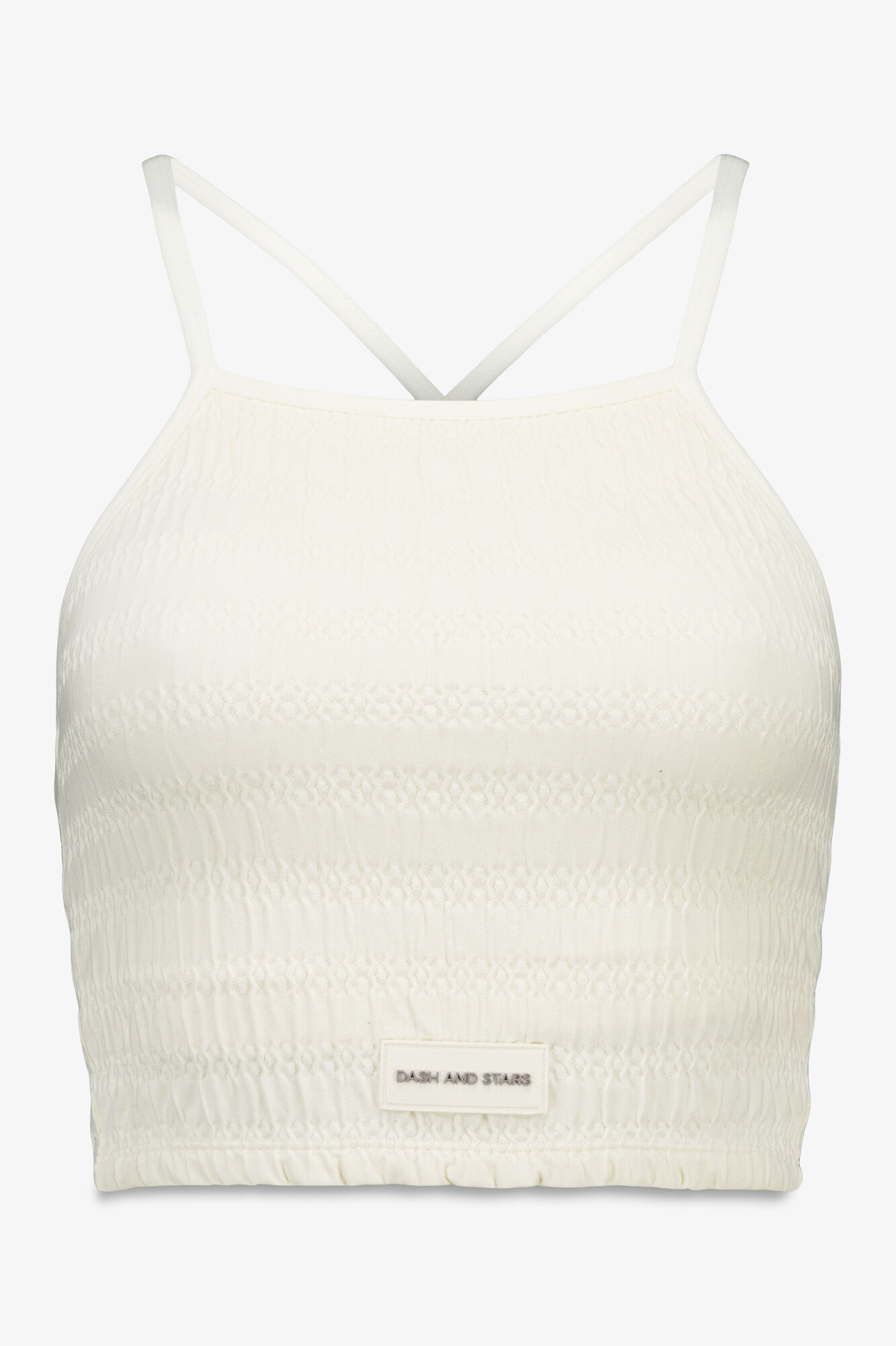 Dash and Stars Soutien desportivo branco SEAMLESS COMFORT beige