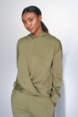 Dash and Stars Sweatshirt cáqui drapeado beige
