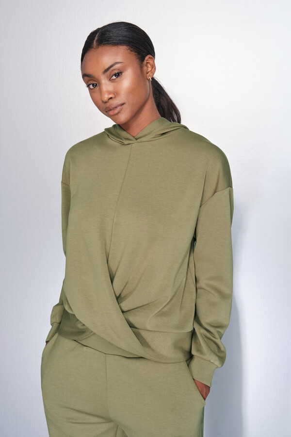 Dash and Stars Sweatshirt cáqui drapeado beige