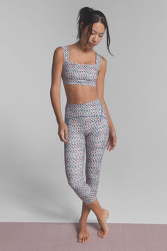 Dash and Stars Leggings SOFT MOVE crop estampado multicolor estampado