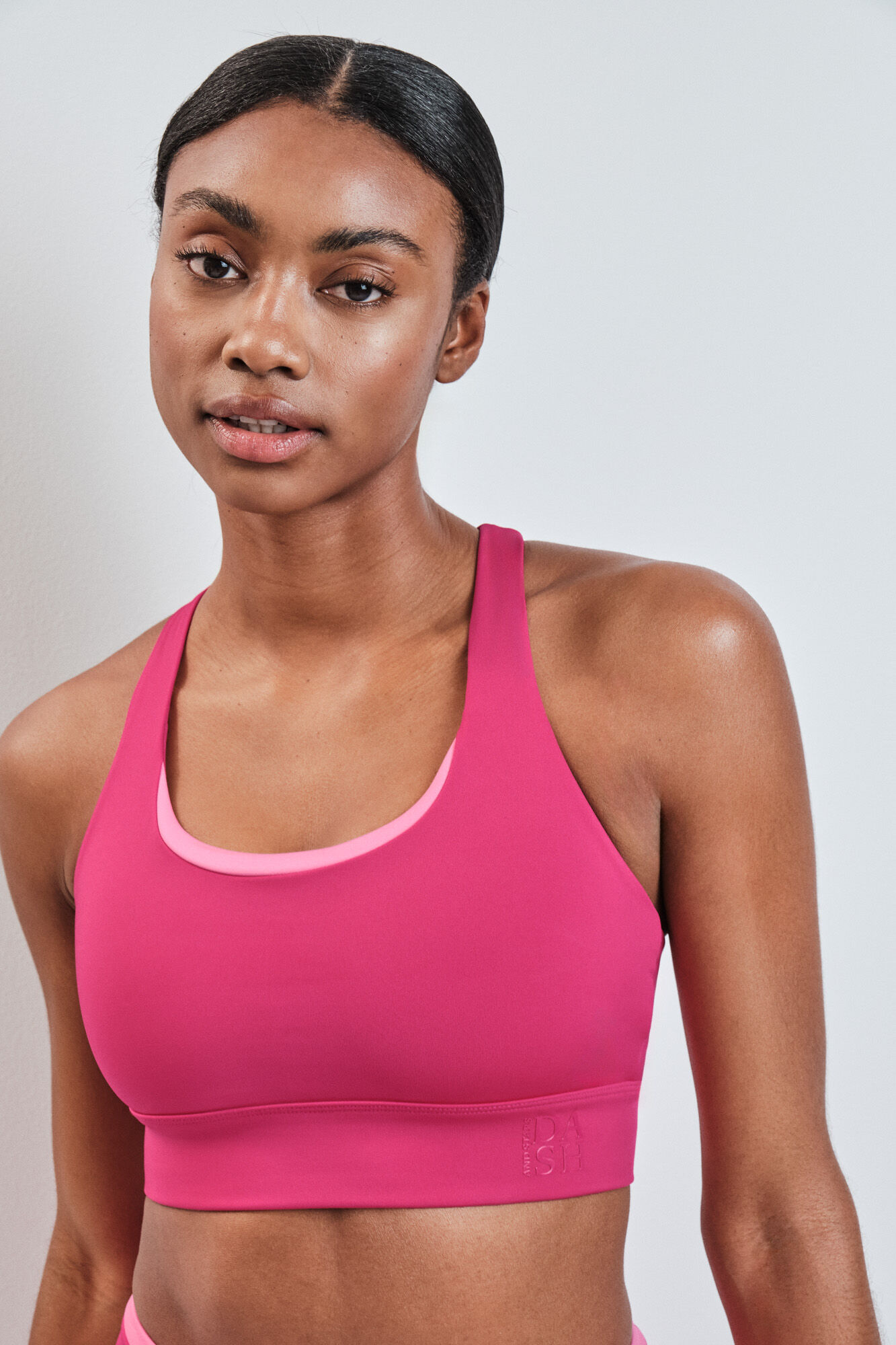 Dash and Stars Soutien desportivo 4D STRETCH rosa rosa