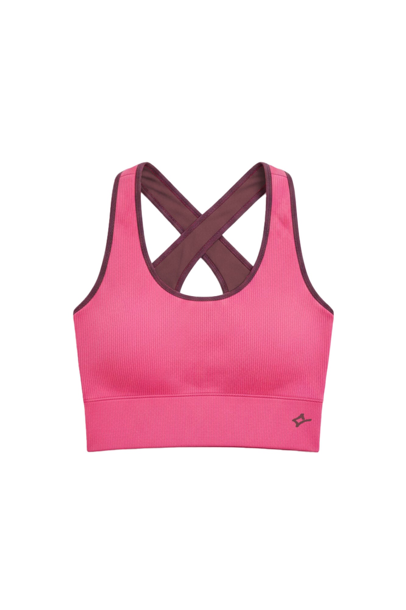 Dash and Stars Soutien desportivo 4D Stretch revers&iacute;vel rosa rosa