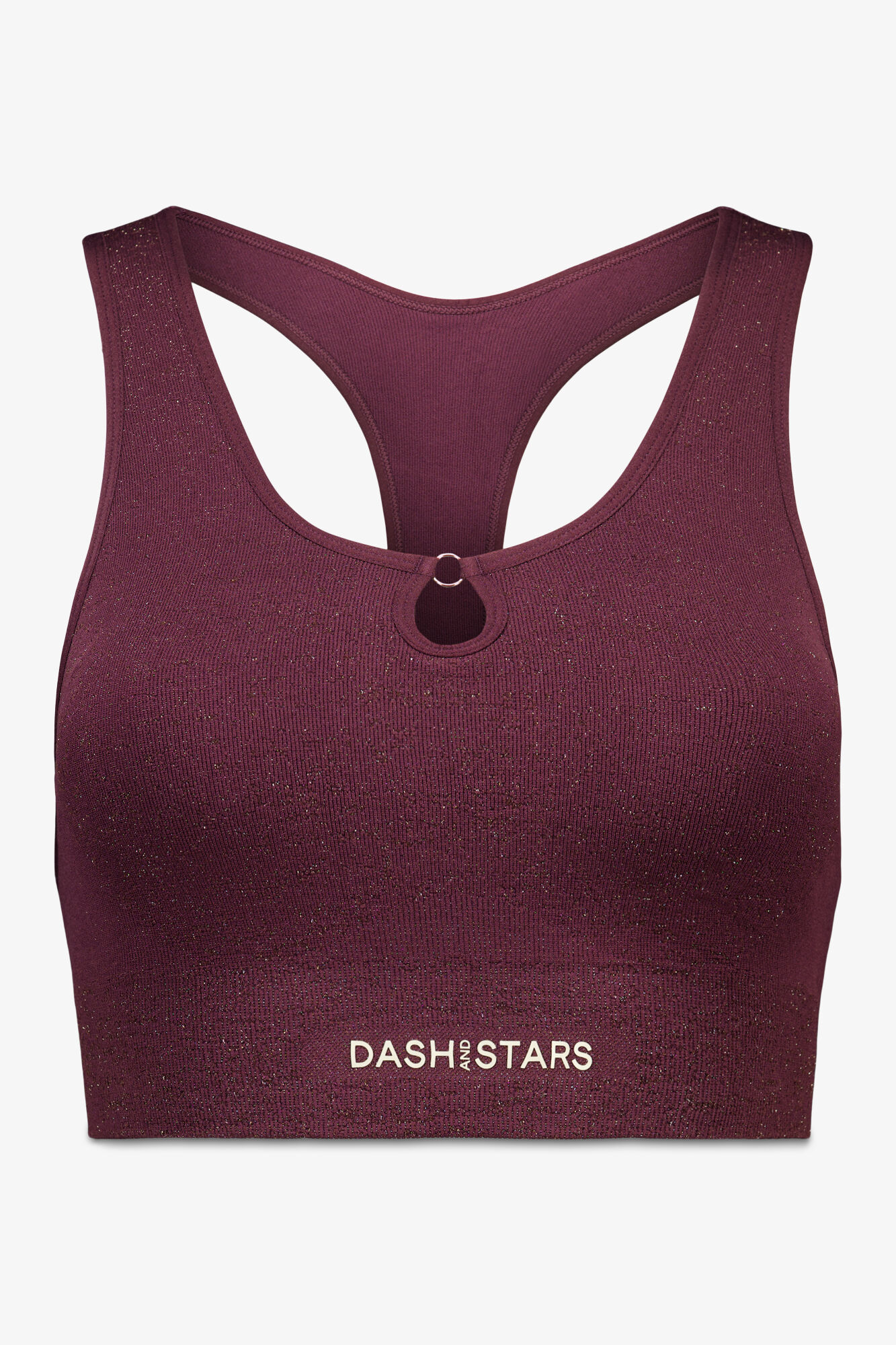 Dash and Stars Soutien desportivo roxo SEAMLESS COMFORT vermelho
