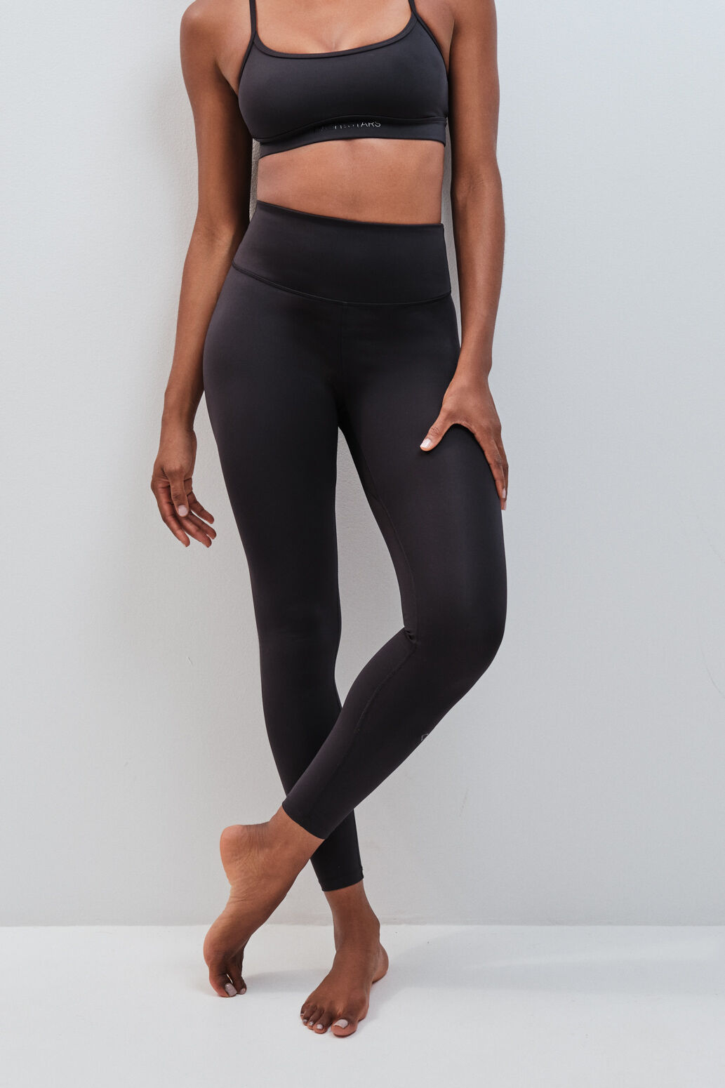 Dash and Stars Leggings compridos 4D STRETCH preto