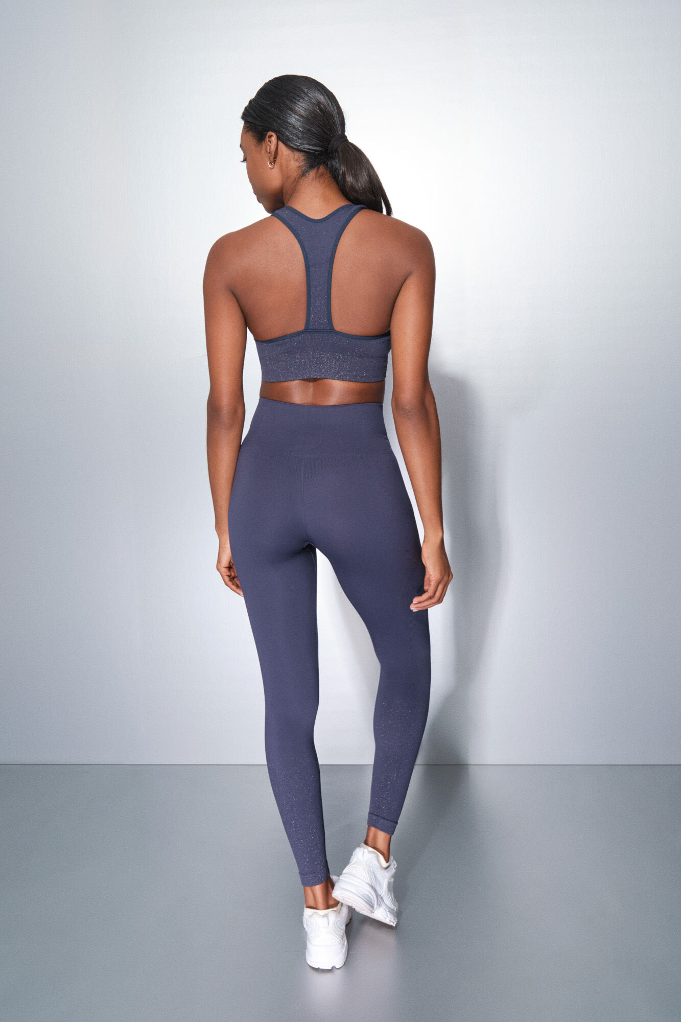 Dash and Stars Leggings SEAMLESS COMFORT azul marinho azul