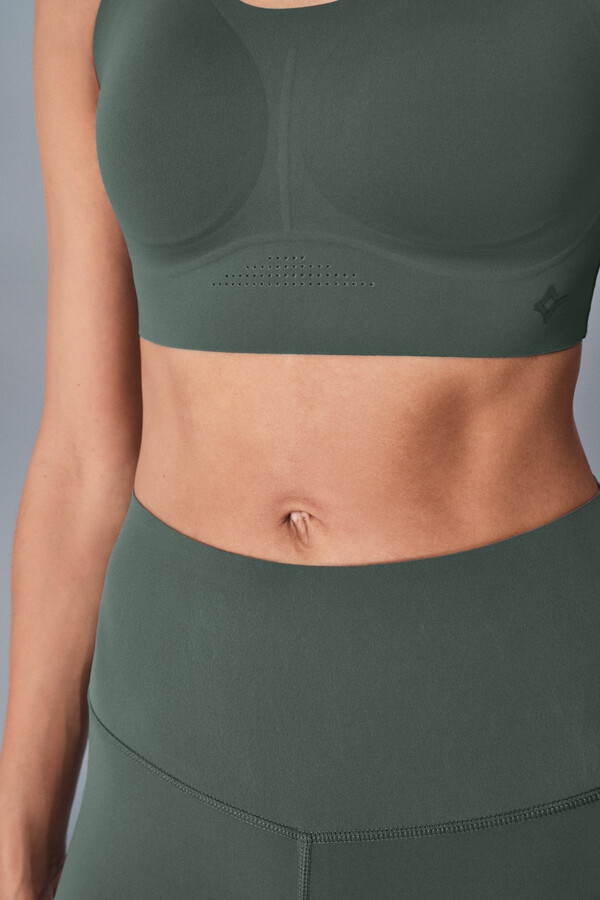 Dash and Stars Leggings compressivo capri verde verde